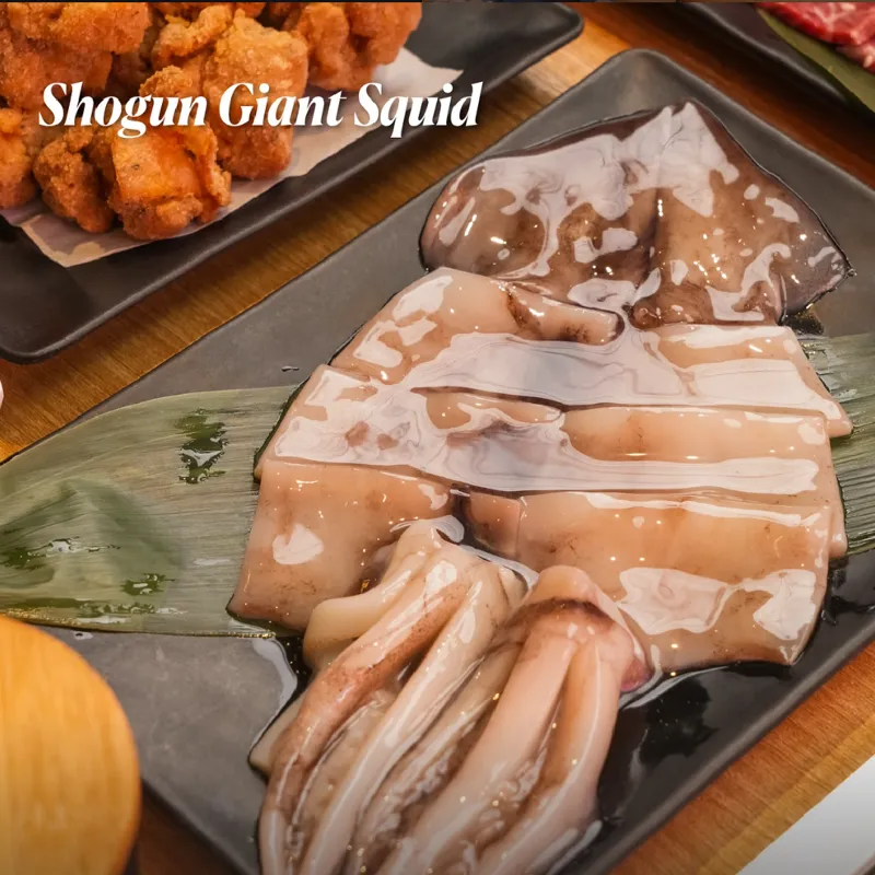 Shogun Giant Squid Set Meal