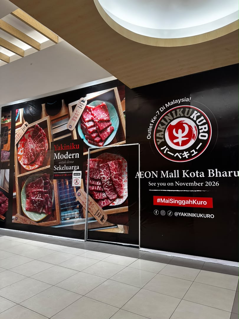 Yakiniku Kuro AEON Mall Kota Bharu - Opening November 2026